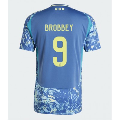 Fotbalové Dres Ajax Brian Brobbey #9 Venkovní 2024-25 Krátký Rukáv Fotbalové Dres Ajax Brian Brobbey #9 Venkovní 2024-25 Krátký Rukáv